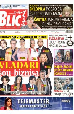 Blic - broj 6781, 28. dec 2015.