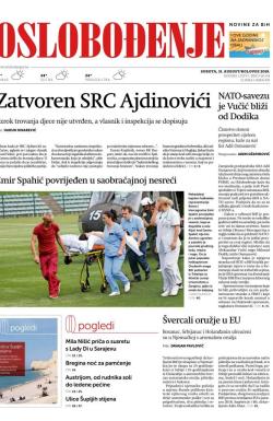 Oslobođenje - broj 26134, 31. avg 2019.