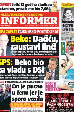 Informer - broj 451, 25. okt 2013.