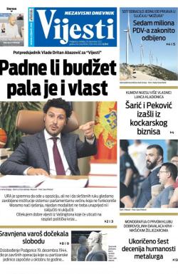 Vijesti - broj 8512, 19. dec 2021.