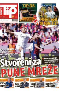 Tip - broj 1241, 24. okt 2025.