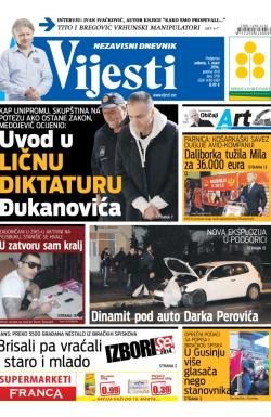 Vijesti - broj 5719, 1. mar 2014.