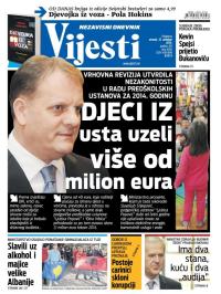 Vijesti - broj 6304, 13. okt 2015.