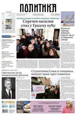 Politika - broj 39917, 18. jan 2025.