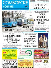 Somborske novine - broj 3206, 4. dec 2015.