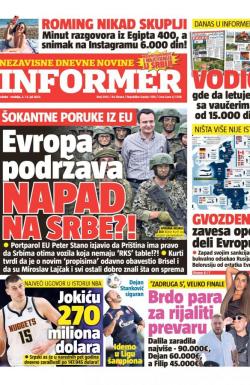 Informer - broj 3103, 2. jul 2022.