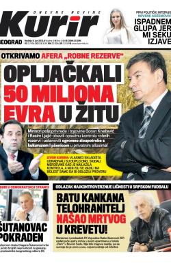 Kurir - broj 3484, 9. jun 2013.