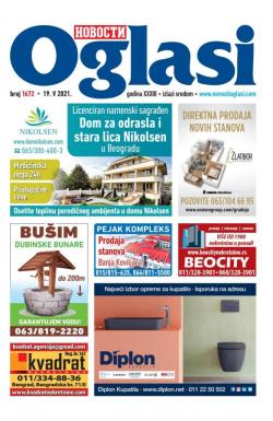 Novosti oglasi - broj 1672, 19. maj 2021.