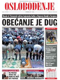 Oslobođenje - broj 24.301, 29. jul 2014.