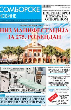 Somborske novine - broj 3634, 15. feb 2024.