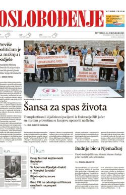 Oslobođenje - broj 25350, 22. jun 2017.