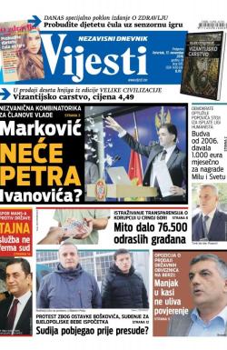 Vijesti - broj 6702, 17. nov 2016.
