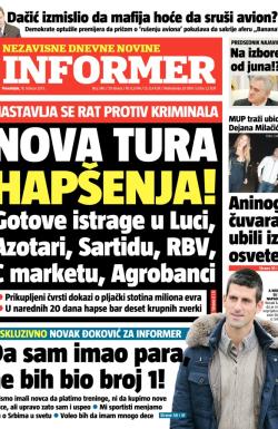 Informer - broj 240, 18. feb 2013.