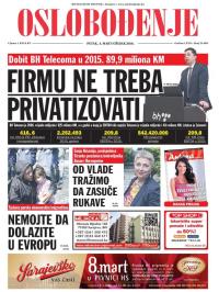 Oslobođenje - broj 24.885, 4. mar 2016.