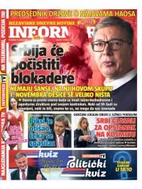 Informer - broj 4107, 13. okt 2025.