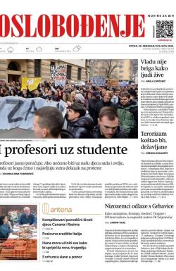 Oslobođenje - broj 28147, 20. feb 2026.