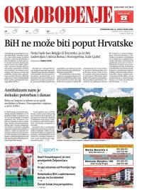 Oslobođenje - broj 26709, 14. jun 2021.