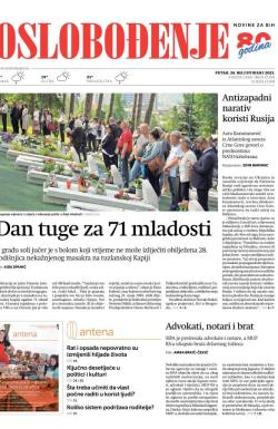 Oslobođenje - broj 27308, 26. maj 2023.