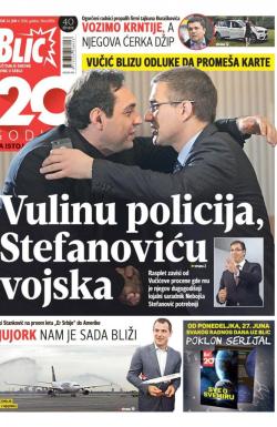 Blic - broj 6954, 24. jun 2016.