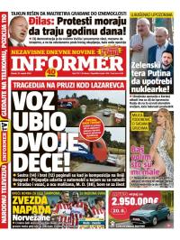 Informer - broj 3757, 20. avg 2024.