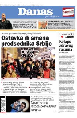 Danas - broj 7791, 28. jan 2019.