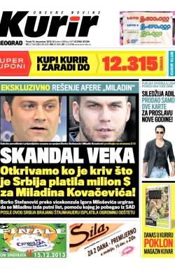 Kurir - broj 3671, 13. dec 2013.