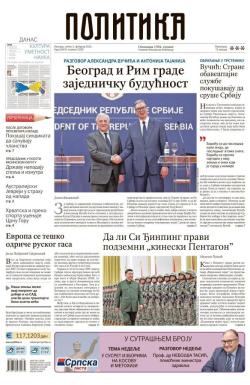 Politika - broj 39931, 1. feb 2025.
