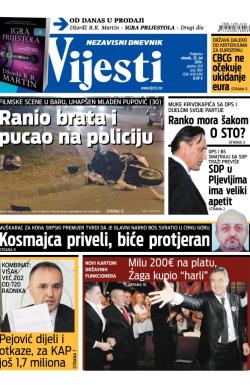Vijesti - broj 5861, 22. jul 2014.