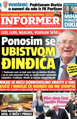 Informer - broj 773, 14. nov 2014.