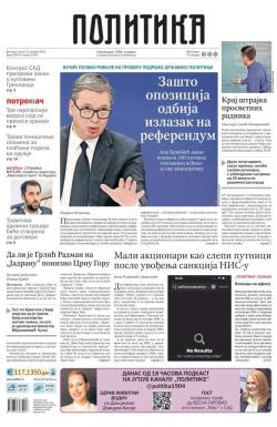 Politika - broj 39914, 15. jan 2025.