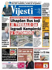 Vijesti - broj 6349, 27. nov 2015.