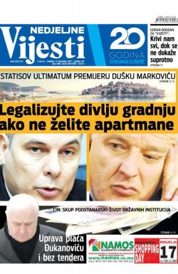 Vijesti - broj 7092, 17. dec 2017.
