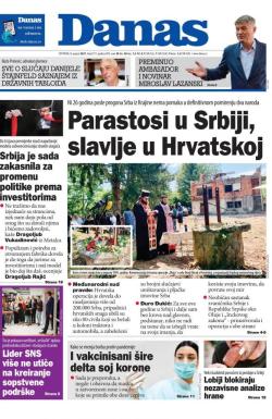 Danas - broj 8711, 5. avg 2021.