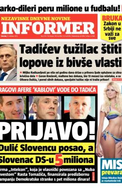 Informer - broj 133, 11. okt 2012.