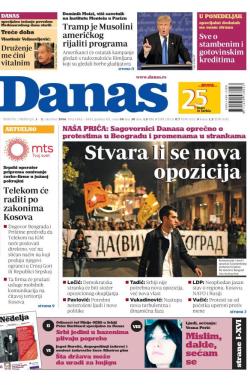 Danas - broj 6942-6943, 1. okt 2016.