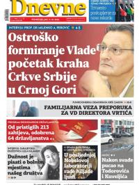 Dnevne novine - broj 3120, 10. okt 2021.