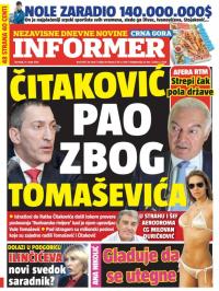 Informer CG - broj 1191, 31. mar 2016.