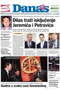 Danas - broj 5590, 18. jan 2013.