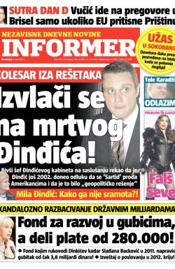 Informer - broj 276, 1. apr 2013.