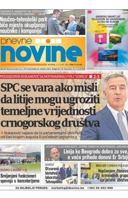 Dnevne novine - broj 2708, 17. jun 2020.