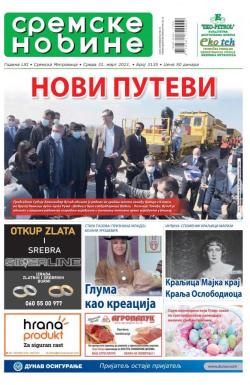 Sremske Novine - broj 3135, 31. mar 2021.