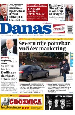 Danas - broj 7418-7419, 20. jan 2018.