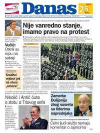 Danas - broj 6990, 18. nov 2016.