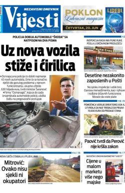 Vijesti - broj 9393, 19. jun 2024.
