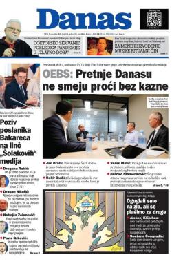Danas - broj 9148, 9. nov 2022.