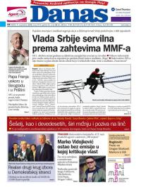 Danas - broj 6918, 7. sep 2016.