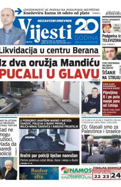 Vijesti - broj 7097, 22. dec 2017.