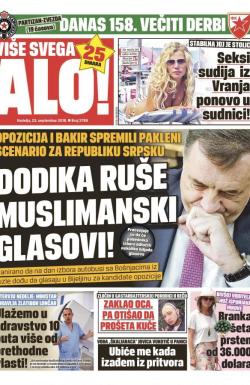 Alo - broj 3799, 23. sep 2018.