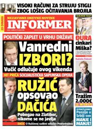 Informer - broj 520, 18. jan 2014.