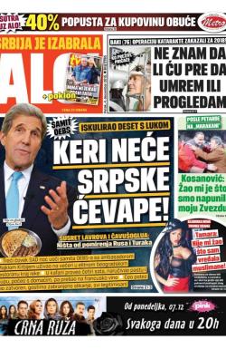 Alo - broj 2795, 4. dec 2015.